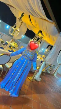 Kaftan mauve grand piece zaphira
