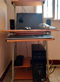 Un ordinateur de bureau 