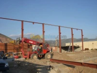 Charpente métallique + préfabriqués