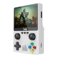 Console X6 3.5 Pouce IPS Écran Lecteur De Jeu Portable Double Joystick 11 Simulateurs 2023/2024