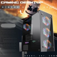 BOITIER HYBROK SHADOW ATX RGB GLASS GAMING