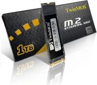 Disque Dur SSD TwinMOS NVMe M.2 1TB Vitesse Max jusqu'à 3600 Mo/s Lecture Et 3250 Mo/s Écriture 