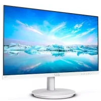 Moniteur LED Philips 241V8W 23,8 po IPS 75 Hz 4 ms (VGA/ HDMI/ AUXO) - Blanc