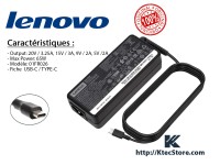 Chargeur Lenovo 65W Type-C USB-C Original en Algérie IdeaPad