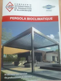Pergola en aluminium  bioclimatique
