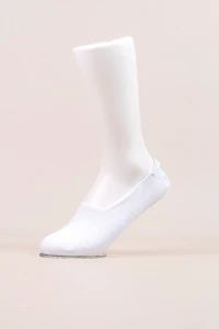 Pack de 12 Chaussettes Invisibles en Cotton 100% - Parfumée - Sans Couture - Couleur Blanche