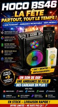 سماعات-الأذن-و-أجهزة-الصوت-bafle-hoco-bs46-sacmontre-ventilateur-offert-بجاية-الجزائر