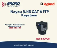 Legrand 632908  Noyau RJ45 CAT 6 FTP Keystone 