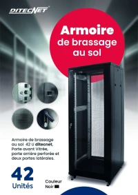 Armoire de brassage au sol 42 U DITECNET 