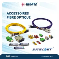 Jarretière Fibre Optique, Singlemode, G657A2, Duplex, Jaune, 3.0mm, SC/APC- SC/APC DITECNET 