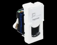 Prise RJ45 Prog Mosaic - Cat. 5e - FTP - 1 mod - blanc -