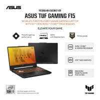 ASUS TUF Gaming F15 (FX506LHB), Intel Core i5-10300H, 16GB, 512GB SSD, GTX1650 4GB, 144Hz