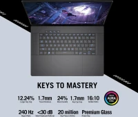 ASUS ROG Zephyrus G16 (2024) GU605, Intel Core Ultra 9-185H, 32GB 7467MHz,1TB SSD nVme, RTX4080-12GB