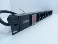 Multiprise Rackable 1U 19'' 16A