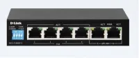SWITCH 6 PORT GIGABIT UUNMANAGED LONG DGS-F1006P-E 