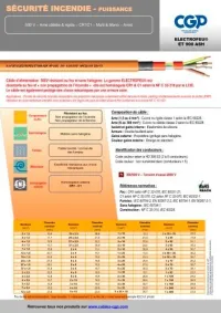 CABLE ANTI INCENDIE