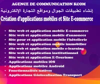 Création Site Web & Applications Mobiles.