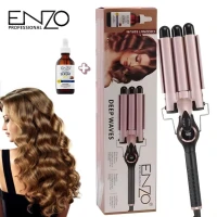 ENZO PROFESSIONAL Fer à Boucler Triple Barillet  مكواة تجعيد ثلاثية الأسطوانات