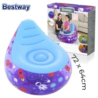 Chaise gonflable LED Kosmos 72 x 72 x 64cm Bestway 75122  أريكة قابلة للنفخ