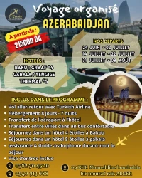 Voyage organisé en Azerbaïdjan