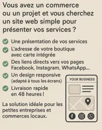 creation simple site web 