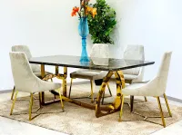 Salle à manger complète ou séparée gold marbre
