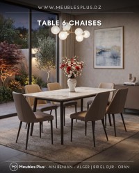 طاولات-الطعام-table-6-chaises-dt084-عين-بنيان-الجزائر
