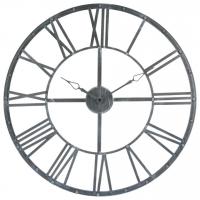 decoration-amenagement-horloge-vintage-grise-metal-d70-cm-atmesphera-ain-benian-alger-algerie