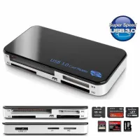 Lecteur de carte mémoire USB 3.0 Multi-carte Compact Flash CF TF SD Micro SD XD MS M2