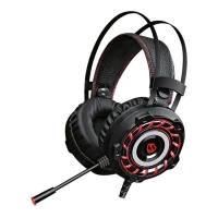 Casque Gaming filaire AUX Jack 3.5mm A6 RGB avec Microphone pour PC Smartphone