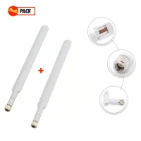 Pack 2 Antennes Externe Reception Antenne 4G Lte Sma Mâle 5Dbi Pour Routeur 4G Modem
