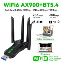 بطاقات-الشبكة-carte-reseau-dongle-wifi-6-24-ghz-et-5-bluetooth-54-wi-fi-ax900-usb-30-السحاولة-الجزائر