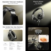 YESIDO EP04 Casque sans-fil Bluetooth 5.3 avec microphone thumbnail 3