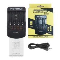 Chargeur de pile Batterie METAMA Lii-NL4 pour pile rechargeable AA AAA 9V Ni-MH Ni-Cd