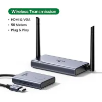 Répéteur HDMI Extender sans fil 50m UGREEN 1080P Dongle HDMI VGA 5GHz pour TV PC PS5/4 Datashow