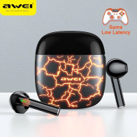 bluetooth-ecouteur-earbuds-sans-fil-51-awei-tws-t28-pro-etanche-ipx6-gaming-saoula-alger-algerie