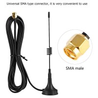 Antenne 4G de Communication Radio 5dbi avec Cable 10m Connecteur SMA mâle
