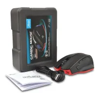 Souris Double Mode Filaire et Sans Fil 2.4ghz Rechargeable ZELOTES F-18 RGB 7 boutons