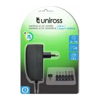 Chargeur adaptateur Alimentation universel Uniross 27W 3V 4.5V 5V 6V 7.5V 9V 12V Réglable USMPS005EU