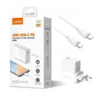 Chargeur LDNIO A1405C Super Fast Charger 40W PD type-c + Cable type-c vers Type-c