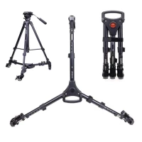 Chariot support trépied Professionnel Yunteng 900 avec 3 roues en aluminium charge MAX:15Kg