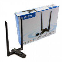 point-dacces-wifi-adaptateur-sans-fil-wi-fi-ac1200-double-bande-longue-portee-usb-alfa-awus036acm-avec-antenne-saoula-alger-algerie