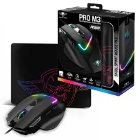 Souris + Tapis USB Spirit of gamer PRO-M3 RGB S-PM3RGB 7200dpi 8 Boutons programmables