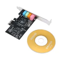 Carte Son numérique PCI-E PCI Express Audio 5.1 canaux chipset CMI8738 pour PC