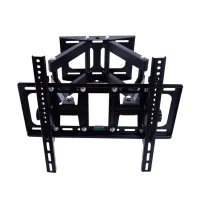 Support mural universel pour TV avec bras télescopique rotatif 26 à 55 pouces supporte 50kg D50