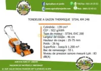 Tondeuse STIHL THERMIQUE 248.0