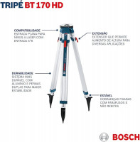 batiment-construction-bosch-bt-170-hd-trepied-robuste-107-165cm-pour-laser-rotatif-station-totale-theodolithes-gps-guidjel-setif-algerie