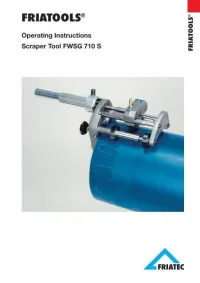 Outil grattoir pour tuyaux et raccords à emboîtement FWSG 710 s 