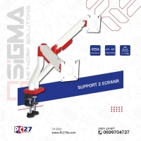 SUPPORT 2 ECRAN COLOUR,GAS SPRING 14"- 32", 2-9KG REF: DLB-922