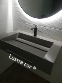 Lavabo sur mesure en corian